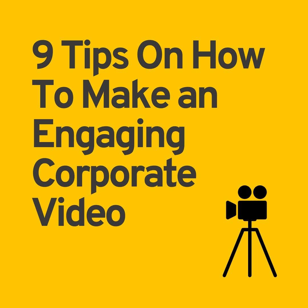 How to make a corporate video