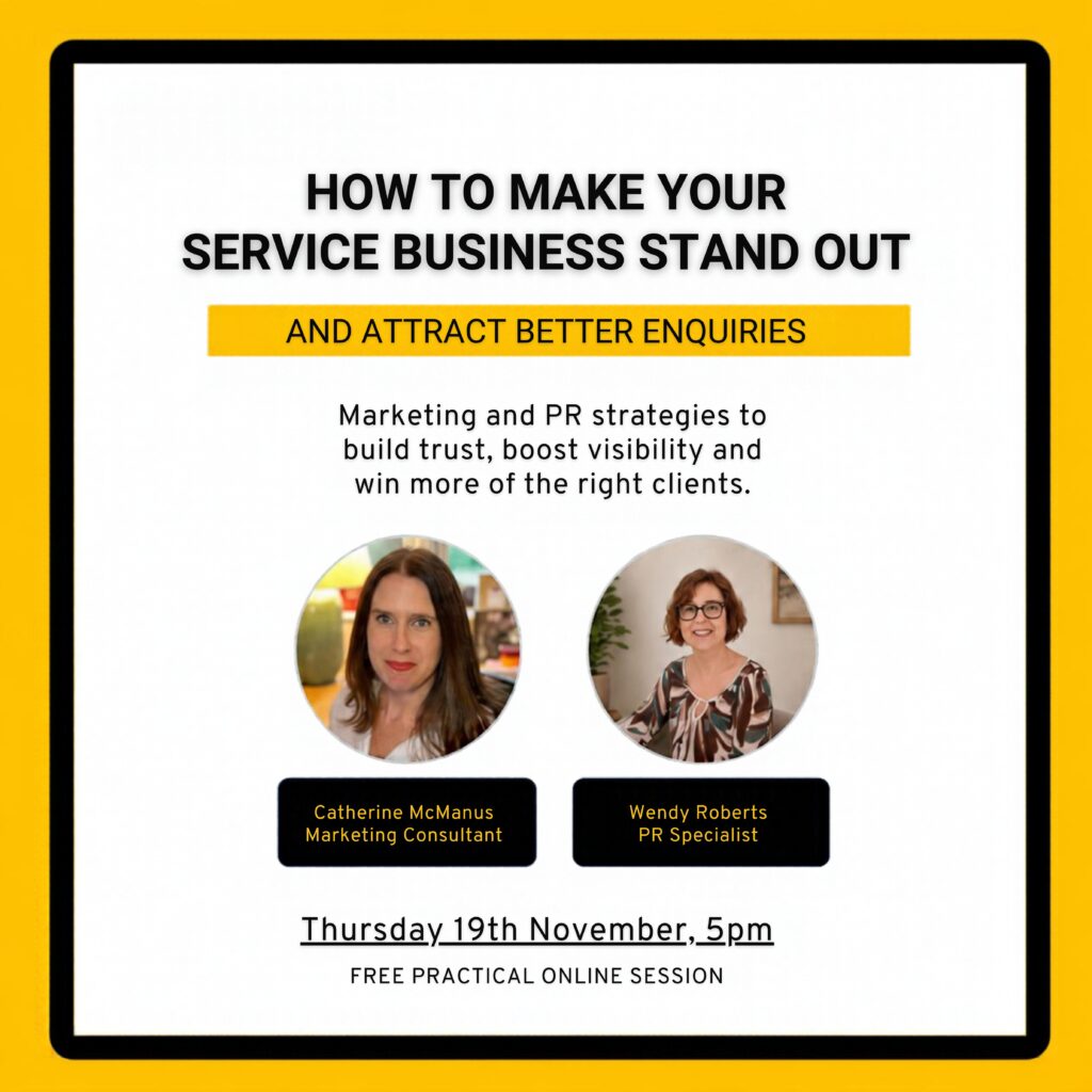 Marketing Webinar by Small Business Marketing Consultant - How To Make Your Business Stand Out & Get Better Enquiries